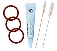 Kit d'entretien - Kit d'entretien - Kit de nettoyage - Pièces de rechange pour machines à café Philips 1200 2200 3200 4300 4400 5400 Series - 3 joints toriques (32 × 40 × 4 mm) / graisse en silicone