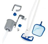 Kit d'entretien piscine épuisette aspirateur et skimmer Bestway 58237 G