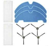 Kit d'entretien pour aspirateur robot Lefant M310 avec brosses latérales, cartouches filtrantes HEPA et chiffons lavables en microfibre (A)