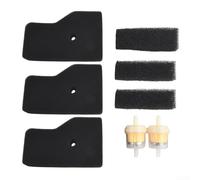 Kit d'entretien pour filtre générateur Honda pour modèles EU20i EU22i avec 3 filtres à air et 2 filtres à carburant équivalent à OEM 17211Z0700 17218Z07000