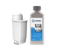 Kit d'entretien pour machine à café cartouche filtrante INTENZA+ CA6702 + détartrant (250ml) par AllSpares