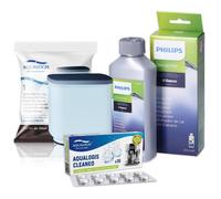 Kit d'entretien pour machine à café - PHILIPS - AL-Clean + Cleaneo 10 pcs + Détartrant CA6700/00
