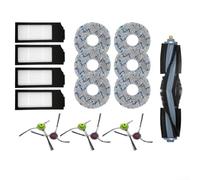 Kit d'entretien pour sac à poussière et brosse pour Ecovacs Deebot X1 pour OMNI pour Turbo Robot aspirateur fournit toutes les pièces nécessaires pour que l'aspirateur fonctionne efficacement