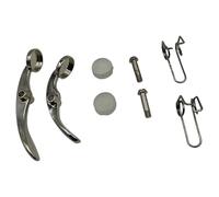 Kit d'entretien pour trompette - Contrôle des flux - Pièces de réparation avec réduction du bruit - Outil de texture en métal - Assemblage facile pour instruments de trompette en métal