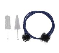 Kit d'entretien pour trompette - Lot de 3 brosses à embouchure - Brosse flexible - Brosse pour trompette - Brosse à trompette