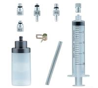 Kit d'entretien professionnel de frein de vélo avec bouteille à gravité sous vide et outil de coupe compatible avec Zoom pour systèmes Xod Gt267 (pour frein GT/XOD/LT)