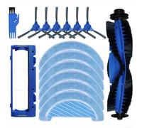 Kit d'entretien robot aspirateur Cecotec pour Conga 990 Vital avec brosse à rouleau, brosses latérales et serpillères