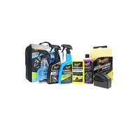 Kit D'Entretien Voiture Deluxe V2 - Kit Complet avec Sac de Rangement - Lavage Cire Vitres et Jantes