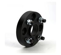 Kit d'entretoises de roue 2 pièces 15/20/25/30/35/50mm PCD 4x100 CB 56.1mm adaptateur d'entretoise de roue pour Honda pour Fit/Jazz/Grace/Brio/N-BOX N-ONE N-WGN(2PCS 25mm Black)