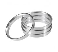 Kit d'entretoises de roue 4 pièces OD 75mm à ID 54.1/56.1/60.1/64.1/67.1mm anneaux de moyeu voiture entretoise centrale d'alésage roue(75-54.1mm)