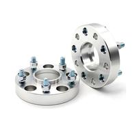 Kit d'entretoises de roue Adaptateur d'entretoise de roue PCD 5x100 CB 57.1mm, 2 pièces, 5 cosses, combinaison en aluminium pour Volkswagen(40MM Silver Spacers)