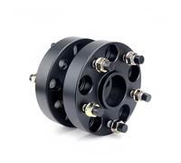 Kit d'entretoises de roue Adaptateur d'entretoise roue en aluminium PCD 5x114.3 CB 67.1mm, 2 pièces 5 cosses combinaison pour DODGE universel(45mm Black)