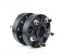 Kit d'entretoises de roue Adaptateurs Conversion d'entretoises roue pour PCD 5x112 à 5x100 5x108 5x114.3 5x120 5x130, combinaison pour Benz/(2PCS 30mm Black)