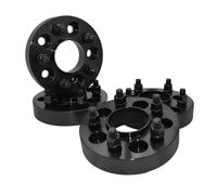 Kit d'entretoises de roue Entretoises de roue 4 pièce/ensemble en alliage d'aluminium pour Jeep JK pour Wrangler 2007-2017(Noir)