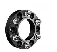 Kit d'entretoises de roue Moyeu de roue forgé noir 6x139.7 106.1mm M12x1.5, entretoise pour Toyota Fortuner plaque bride 25/30/35/38/50mm, 2/4 pièces(Customize)