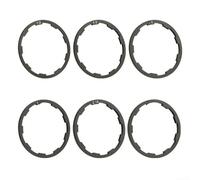 Kit d'entretoises en alliage pour un réglage précis de l'espacement des cassettes multi-vitesses sur les corps de moyeu libre de vélo compatibles (2,18 mm)