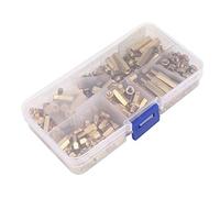 Kit D'entretoises en Laiton M4, 180 Pièces, avec Boîte de Rangement en Plastique pour Projets de Bricolage et Réparations