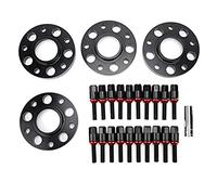 Kit D'entretoises Roue Centrées Sur Le Moyeu 4 Pièces, Adaptées Aux Entretoises À Bride Série 1 3 5 6 7 8 + 20 Boulons Allongés + Manchons Décalés Espaceurs De Roue(Noir)