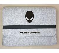 Kit d'enveloppe de sac à pince en tissu feutré, boîtier de chariot Protection pour Alienware - For 18 pouces - gris clair