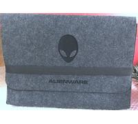 Kit d'enveloppe de sac à pince en tissu feutré, boîtier de chariot Protection pour Alienware - For 18 pouces - Gris foncé