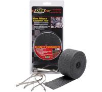 Kit d'enveloppement de tuyau Design Engineering 010119 2 x 25' avec 4 attaches de verrouillage - Noir