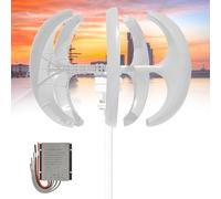 Kit d'éolienne 10 000 W, générateur Vertical triphasé à Aimant Permanent, 12 V/24 V/48 V/72 V/110 V/220 V CC avec contrôleur, idéal pour Les énergies renouvelables Hors réseau.