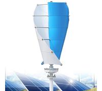 Kit d'éolienne 20 000 W - 12 V/24 V/CA, contrôleur MPPT, 10 pales, réglage automatique du vent - Idéal pour les applications marines, les camping-cars, les solutions d'alimentation hors rése