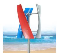 Kit d'éolienne 5000 W 12 V 24 V à axe Vertical avec contrôleur, générateur d'électricité pour éclairage Public Domestique, Multicolore 24 V