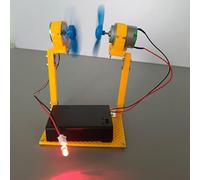 Kit d'éolienne à monter soi-même, projet scientifique éducatif pour enfants à partir de 6 ans, modèle d'apprentissage des énergies renouvelables