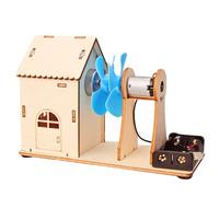 Kit d'éolienne éolienne : modèle de science éducative, dispositif de création d'électricité, générateur d'énergie physique, jouet d'énergie de moulin à vent, modèle d'énergie