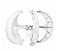 Kit d'éolienne Portable 5 pales 12 000 W - Système d'énergie éolienne Maglev 12 V-220 V avec contrôleur MPPT - Éolienne Efficace pour Les Solutions énergétiques domestiques et Hors réseau