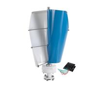Kit d'éoliennes verticales AC triphasées 5000W 12V 24V | Générateur d'éolienne en spirale verticale, efficace et sans bruit, pour l'éclairage de rue/cour