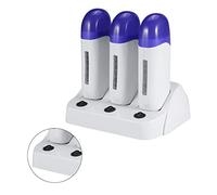 Kit d'épilation à la cire, chauffe-cire électrique avec piédestal, machine d'épilation professionnelle indolore sans défaut pour homme et femme 220 à 240 V, Chauffe-épilation (03#)