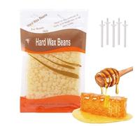 Kit d'épilation au nez, 100 g de cire pour épilation du nez, homme et femme, avec 5 applicateurs de cire sûrs pour narines adultes, visage, oreilles, nez, sourcils, cheveux(miel)