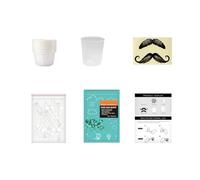 Kit d'Épilation Nasale pour Hommes et Femmes, 50g de Hypoallergénique avec 20 Applicateurs - Épilation Rapide et Facile des Poils Nez - Kit Sûr pour les Narines, Idéal pour une Utilisation à D