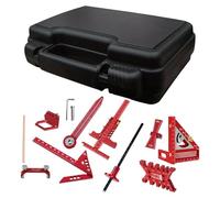 Kit d'équerres de vitesse : outils de mesure de charpentier, outils de mesure de charpentier, règle d'angle de conception, jeu d'équerres de précision | Kit Speed Square pour carp