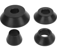 Kit d'équilibrage de roue Cone métal haute résistance Amélioration de la sécurité de conduite pour 38 -mm -arbre -UV -camion -caravane avec trous de moyeu Noir