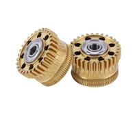 Kit d'équipement de mise à niveau d'extrudeuse K2 Plus 2 pièces, kit d'équipement de mise à niveau d'extrudeuse perforée entièrement en métal avec revêtement DLC