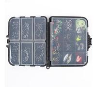 Kit d'équipement de pêche, boîte à matériel de pêche avec équipement de pêche inclus, accessoires de pêche en plein air en acier inoxydable, 188 pièces, accessoires de pêche faciles à utiliser