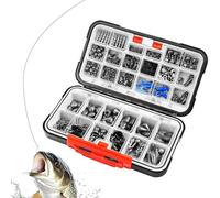 Kit d'Équipement de Pêche,Ensemble D'Outils Pour La Pêche Au Bar - Coffret de Matériel de en Mer - Pour Truite Crappie Bar Poisson-Chat Kayak et Loisirs de Plein Air Camping et Randonnée Pédestr