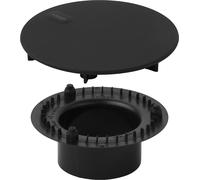 Ensemble d'équipement Viega Tempoplex 6966.0 838881, plastique noir mat, d= 115 mm