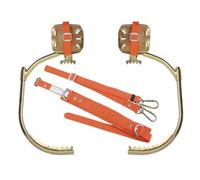 Kit d'escalade d'arbres pour électricien, Griffes d'élagage réglables | Équipement d'escalade antidérapant avec repose-pieds pour l'observation (chasse) et la cueillette de fruits