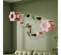 Kit d'escalade murale pour chat avec griffoir et plateforme de saut - Centre d'activités interactif pour chats d'intérieur pour grimper, gratter et jouer