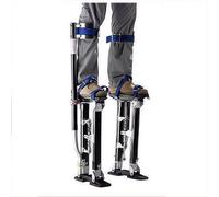 Kit d'escalade pour cloisons sèches, échasses en aluminium pour adultes, outil de rénovation pour cloisons sèches, escabeau de peinture avec sangles confort anti-fatigue(24-40in)