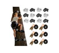 Mamabrum Kit d'escalade HYPERMOTION 12 prises 6 sangles Extérieur Max 91 kg