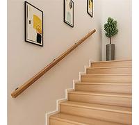 Kit d'escalier en bois massif - Rampe murale antidérapante pour escalier intérieur, villa et loft - Accoudoir de sécurité de 420 cm pour la construction d'escaliers