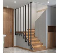 Kit d'escalier intérieur/extérieur - Rail de support réglable pour balustrade et poteau de clôture, rails de transition (30 à 150 cm) pour plus de sécurité et de stabilité