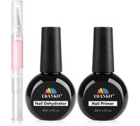 Kit Déshydrateur Et Huile De Soin Des Ongles Professionnel, Primer Et Préparation Des Ongles, Séchage Rapide À L'air Libre, Pour Vernis Gel Et Poudre À Ongles, 30 Ml