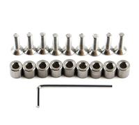 Kit D'espacement De Lit Chauffant En Aluminium, 9 Pièces, Pour Imprimante 3d Prusa Mk3, Accessoires De Lit Chaud