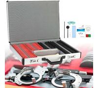 Kit d'essai de lentilles optiques - Kit d'optométrie professionnel de 266 pièces avec monture de test et protection oculaire pour une mesure précise de la vue
